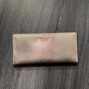 Kate Spade Metallic Gold Wallet